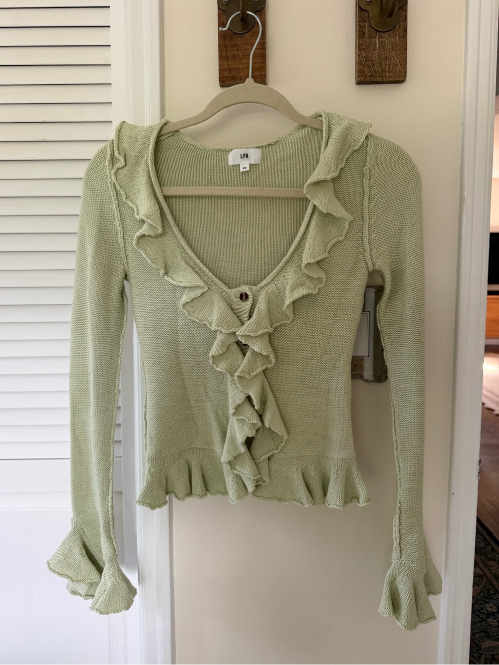 LPA Ruffle Cardigan